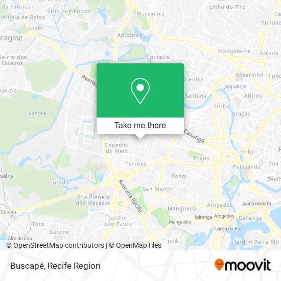 Buscapé map