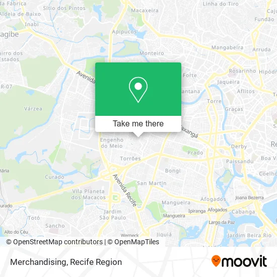 Merchandising map