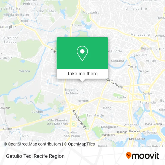 Getulio Tec map