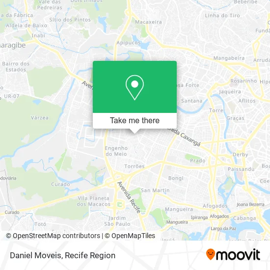 Daniel Moveis map