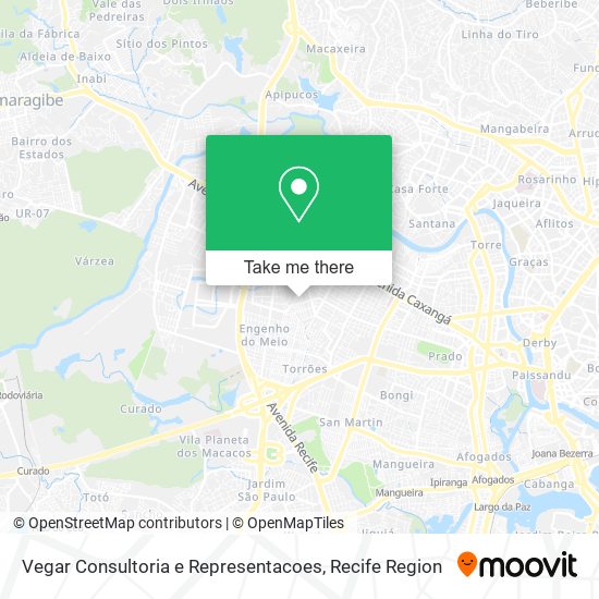 Vegar Consultoria e Representacoes map