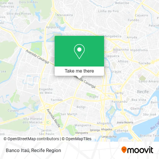 Banco Itaú map