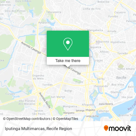 Iputinga Multimarcas map