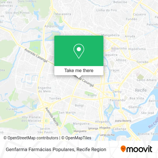 Genfarma Farmácias Populares map