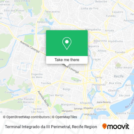 Terminal Integrado da III Perimetral map