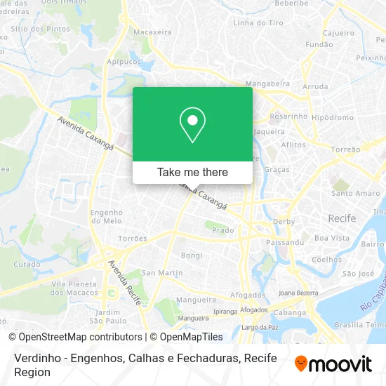 Verdinho - Engenhos, Calhas e Fechaduras map