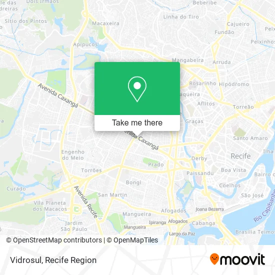 Vidrosul map