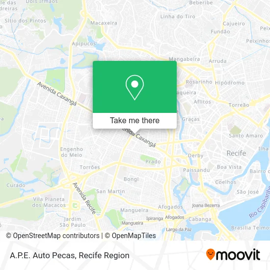 A.P.E. Auto Pecas map