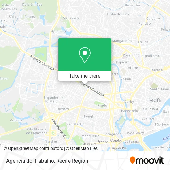 Agência do Trabalho map