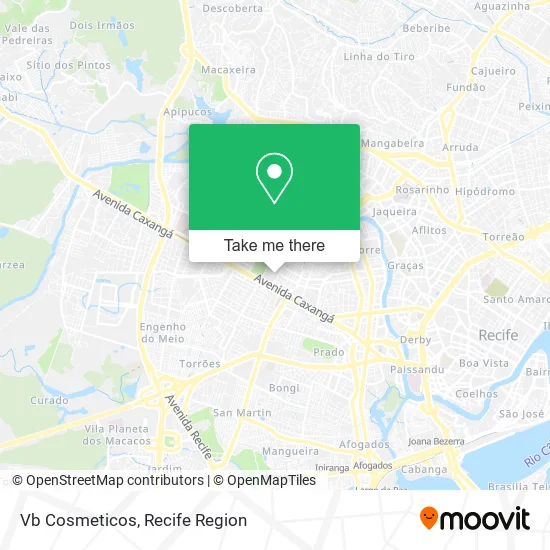 Vb Cosmeticos map