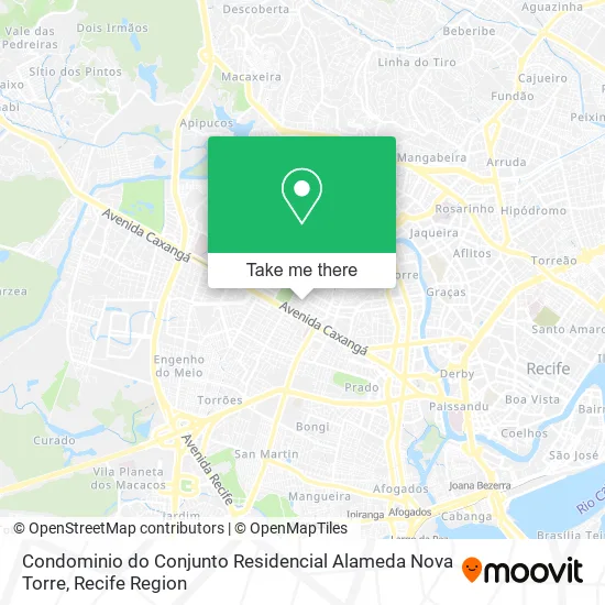 Condominio do Conjunto Residencial Alameda Nova Torre map