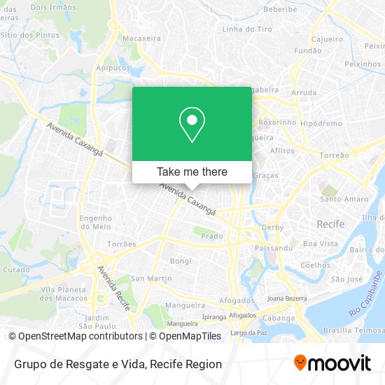 Grupo de Resgate e Vida map