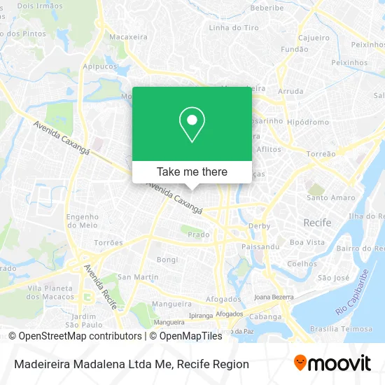 Madeireira Madalena Ltda Me map