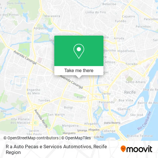 R a Auto Pecas e Servicos Automotivos map