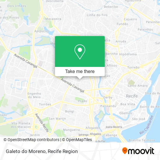 Galeto do Moreno map