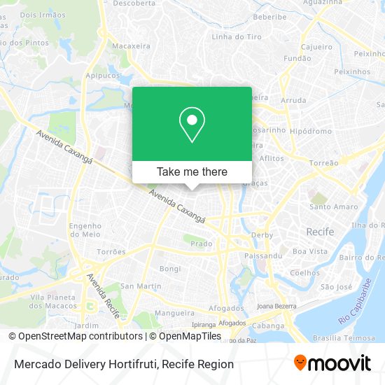 Mercado Delivery Hortifruti map