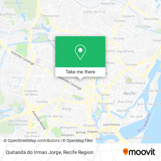 Quitanda do Irmao Jorge map