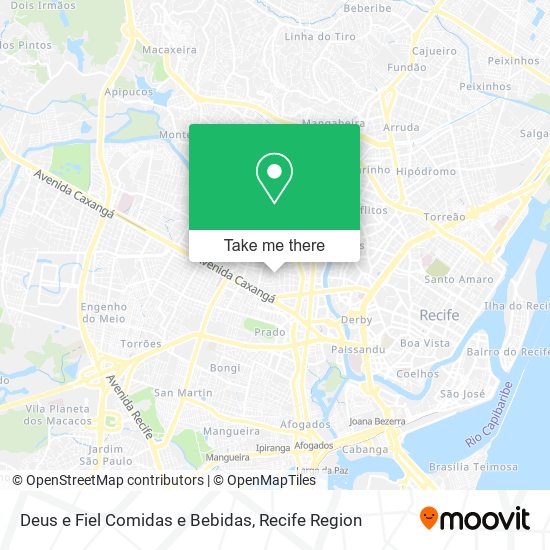 Deus e Fiel Comidas e Bebidas map