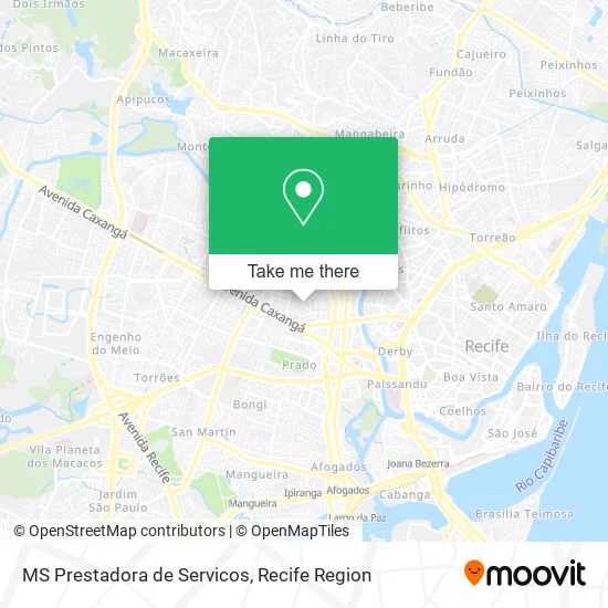 MS Prestadora de Servicos map