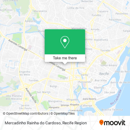 Mercadinho Rainha do Cardoso map