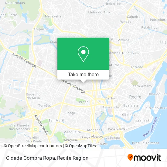 Cidade Compra Ropa map