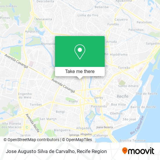 Jose Augusto Silva de Carvalho map