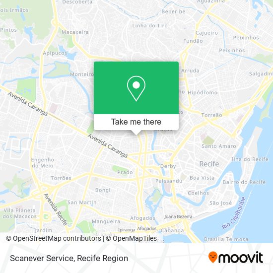 Scanever Service map