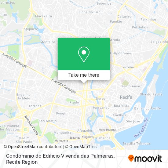 Mapa Condominio do Edificio Vivenda das Palmeiras