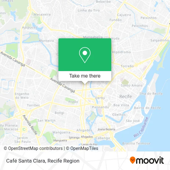 Café Santa Clara map