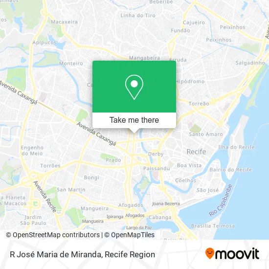 R José Maria de Miranda map