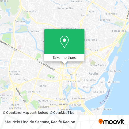 Maurício Lino de Santana map