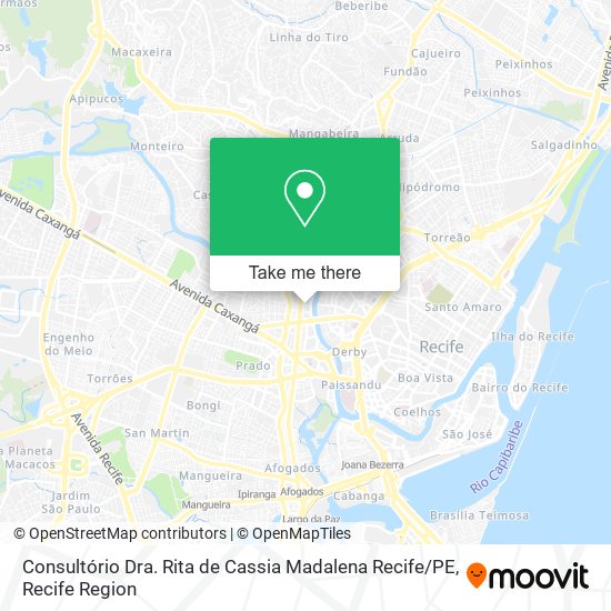 Consultório Dra. Rita de Cassia Madalena Recife / PE map