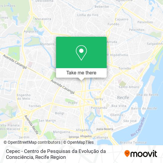 Cepec - Centro de Pesquisas da Evolução da Consciência map