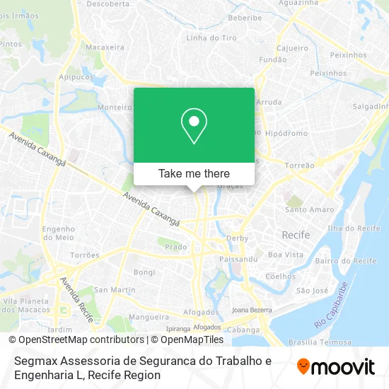 Segmax Assessoria de Seguranca do Trabalho e Engenharia L map