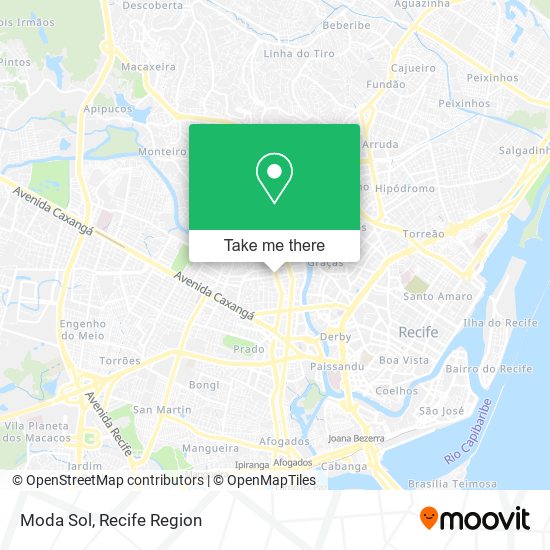 Moda Sol map
