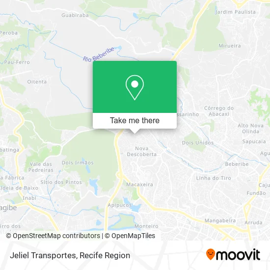 Jeliel Transportes map