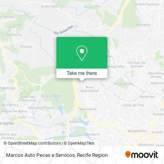 Marcos Auto Pecas e Servicos map