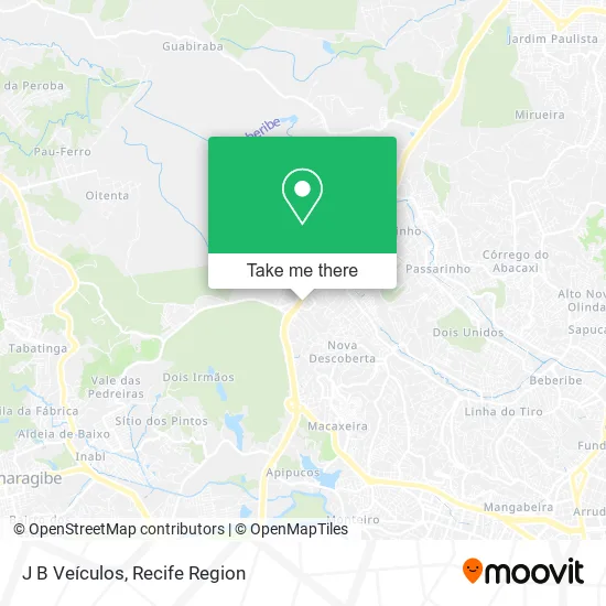 J B Veículos map