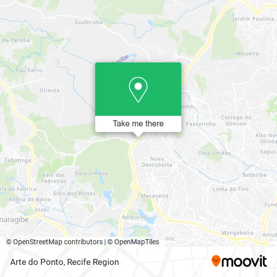 Arte do Ponto map