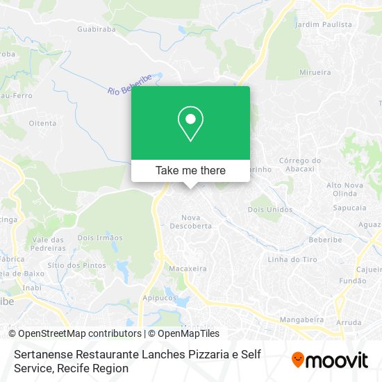 Sertanense Restaurante Lanches Pizzaria e Self Service map