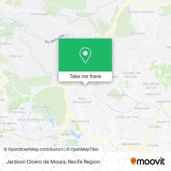 Jardson Cícero de Moura map