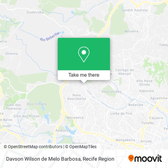 Davson Wilson de Melo Barbosa map