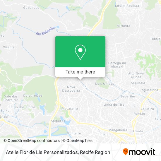 Atelie Flor de Lis Personalizados map
