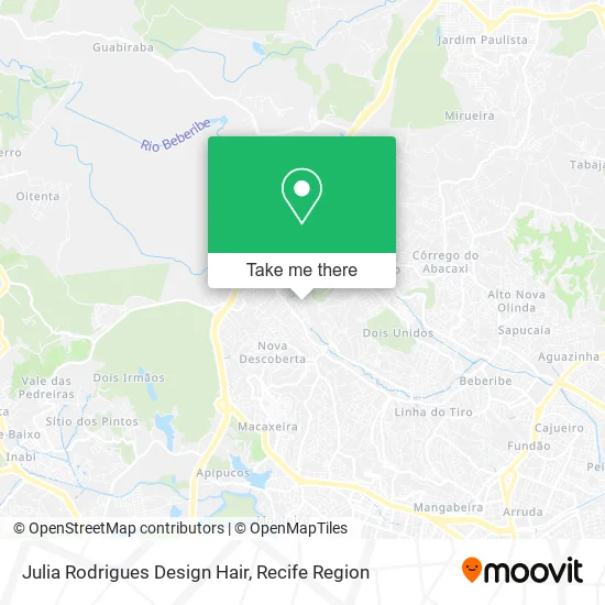 Julia Rodrigues Design Hair map