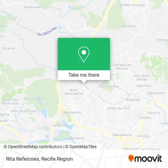 Rita Refeicoes map
