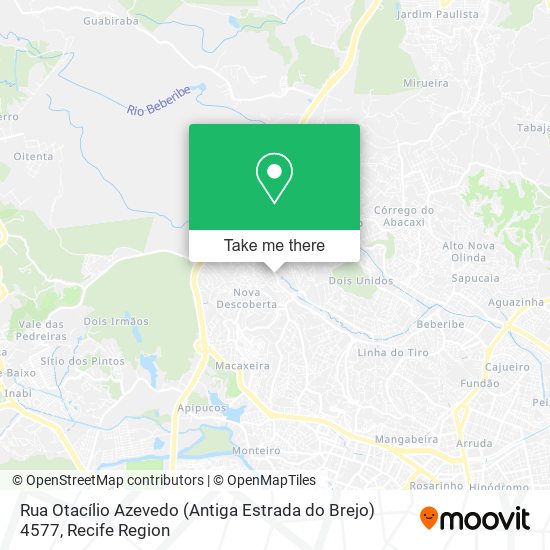 Rua Otacílio Azevedo (Antiga Estrada do Brejo) 4577 map