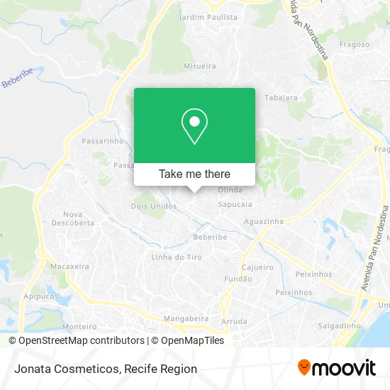 Jonata Cosmeticos map