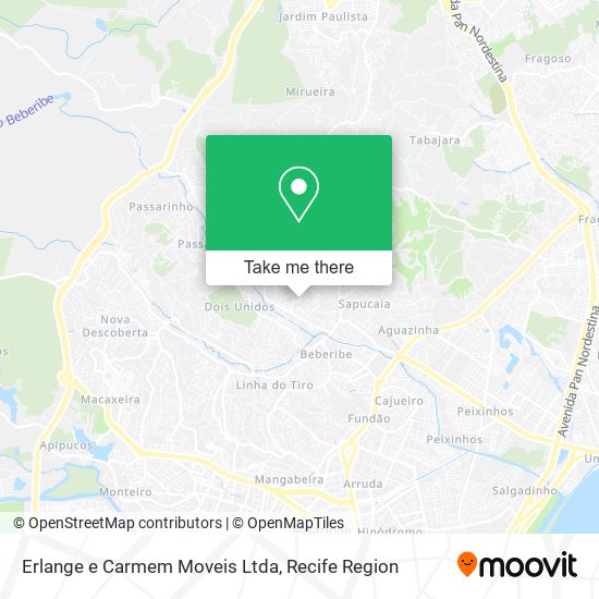 Erlange e Carmem Moveis Ltda map