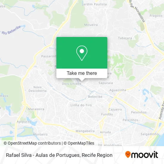 Rafael Silva - Aulas de Portugues map