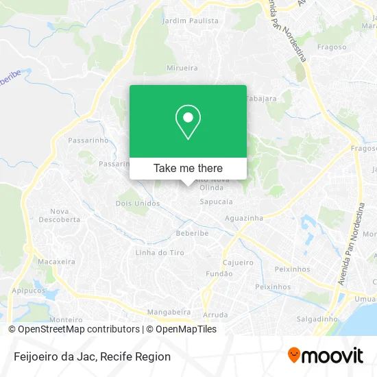 Feijoeiro da Jac map
